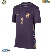 England Kyle Walker #2 Bortedrakt Dame EM 2024 Kortermet